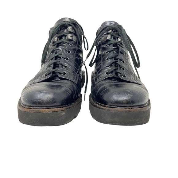 Emporio Armani Leather Boots Sz 8 - Picture 5 of 11